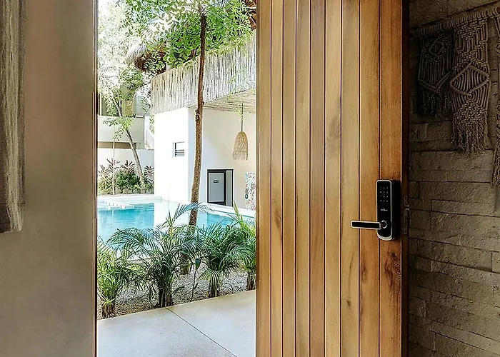 Stylish 3bd3ba In Tulum's Neighborhood Hébergement de vacances *